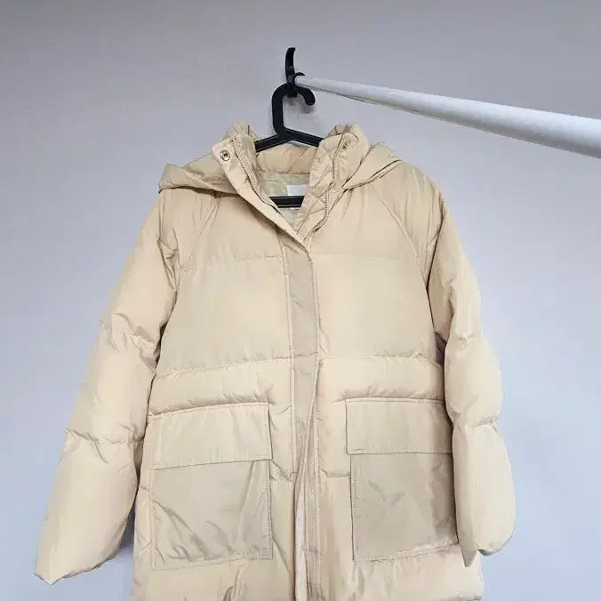[BUNJANG] MIXXO Ivory Padded Jumper / 미쏘 아이보리 패딩 점퍼
