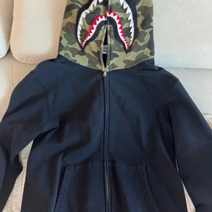 [BUNJANG] BAPE Shark Hoodie XL / 베이프 샤크 후드집업