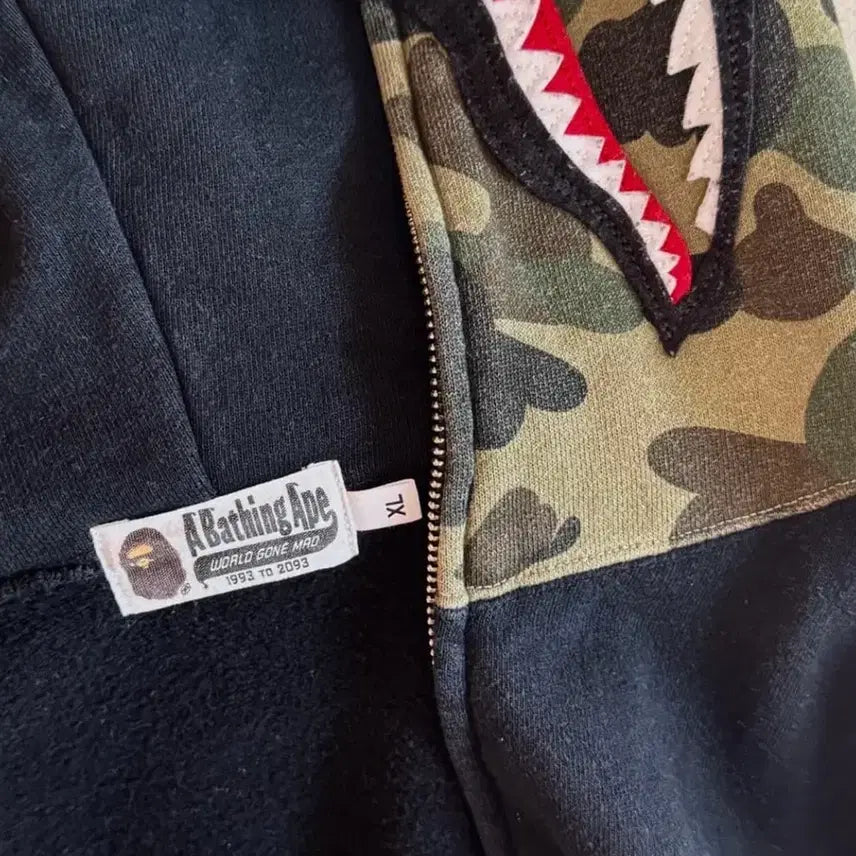 [BUNJANG] BAPE Shark Hoodie XL / 베이프 샤크 후드집업