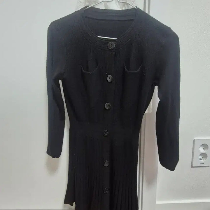 [BUNJANG] Black Knit Mini Dress / 검정 원피스 숏