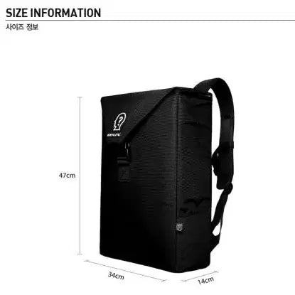 [BUNJANG] IDEALITIC Black Backpack / IDEALITIC 블랙 백팩