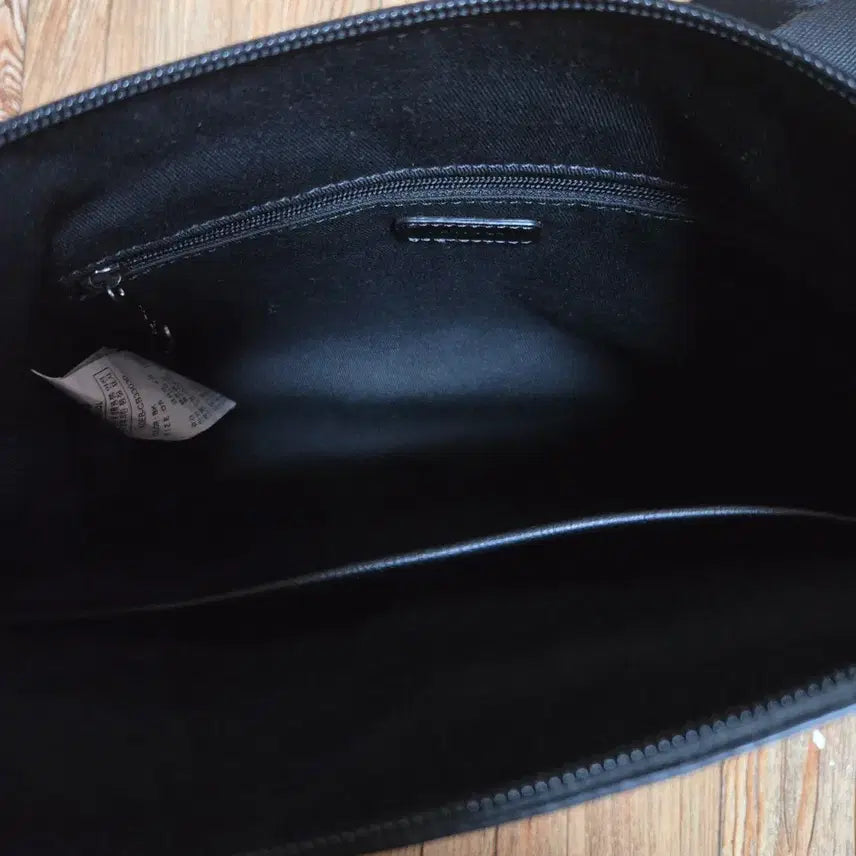 [BUNJANG] Kangol Black Crossbody Bag Card Wallet Set / 캉골 블랙 가방 + 카드지갑 세트