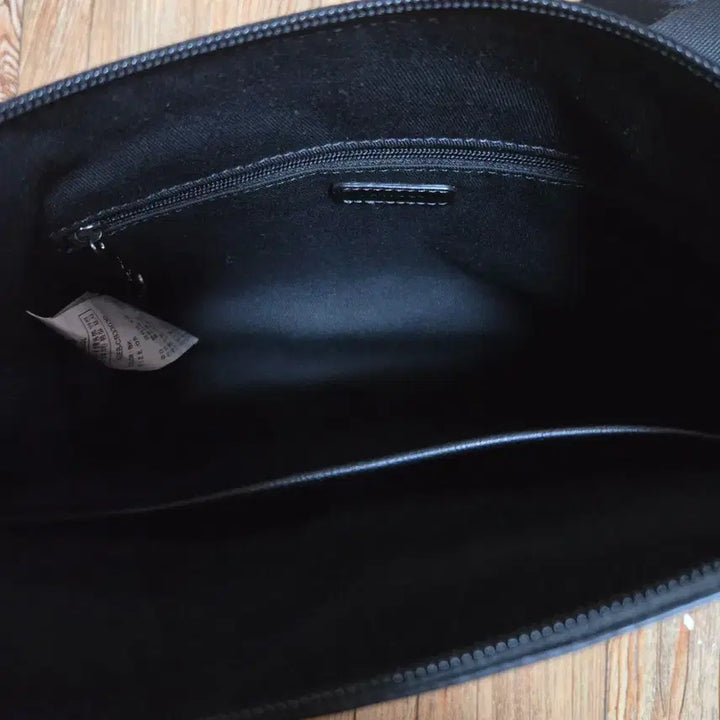 [BUNJANG] Kangol Black Crossbody Bag Card Wallet Set / 캉골 블랙 가방 + 카드지갑 세트
