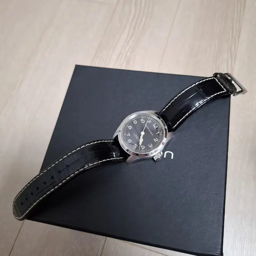 [BUNJANG] Hamilton Murph 38 Black Automatic Watch / [교환X]해밀턴 머피 38 블랙 오토매틱 시계