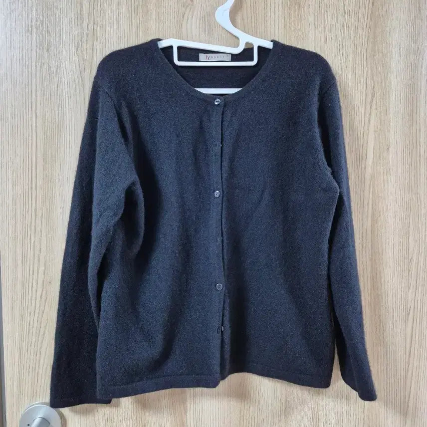 [BUNJANG] 100% Cashmere Cardigan - Black, Size L / 블랙 캐시미어 100%가디건 L사이즈