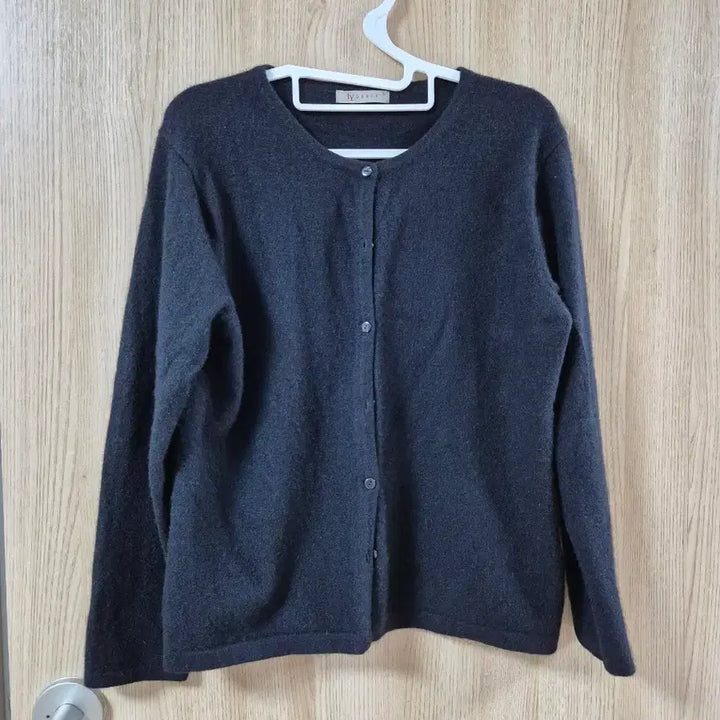 [BUNJANG] 100% Cashmere Cardigan - Black, Size L / 블랙 캐시미어 100%가디건 L사이즈