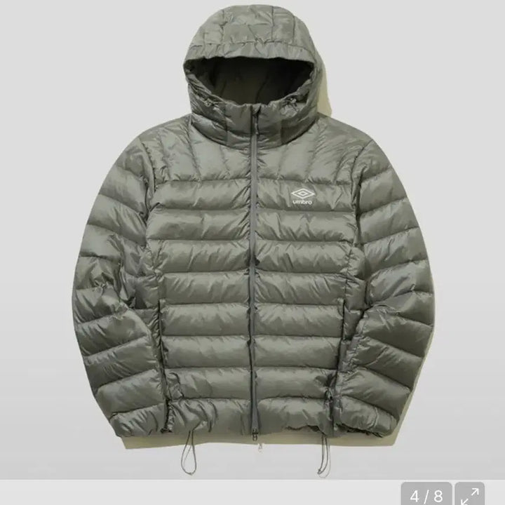 [BUNJANG] Umbro Featherflex Lightweight Hooded Down Jacket - Khaki / 엄브로 페더플렉스 경량 후드형 다운 자켓 카키