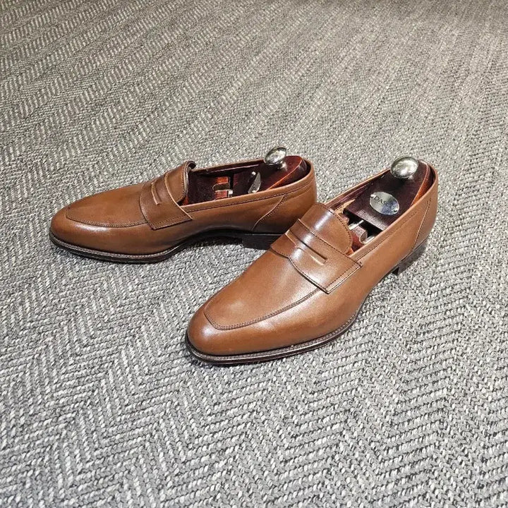 [BUNJANG] Herring Shoes James UK7.5 Leather Dress Loafers / 헤링슈 프리미엄라인 제임스Uk7.5