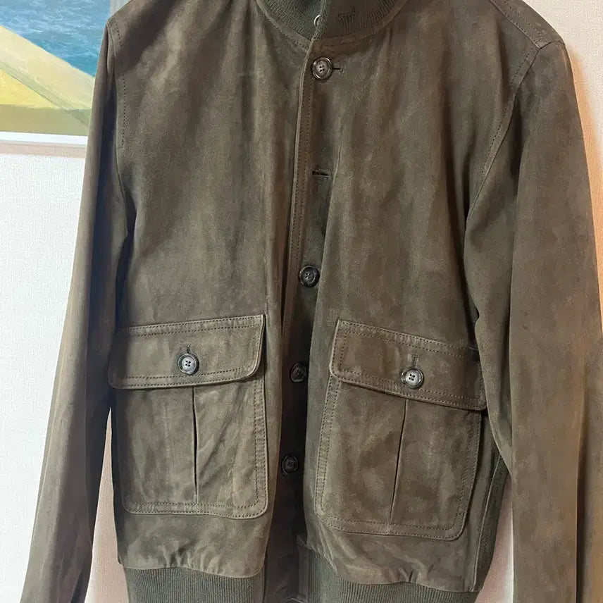 [BUNJANG] Balstarino A-1 Suede Jacket / 발스타리노 스웨이드 a-1