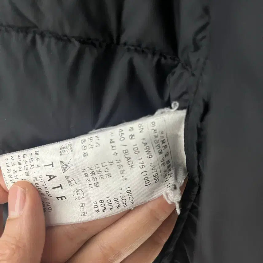 [BUNJANG] TATE Goose Down Lightweight Vest (Men's 100) / TATE  구스경량패딩조끼 남성100