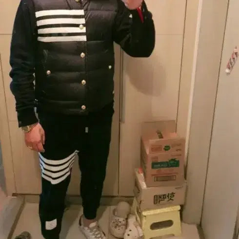 [BUNJANG] Thom Browne Down Vest / 급)톰브라운 다운베스트(처