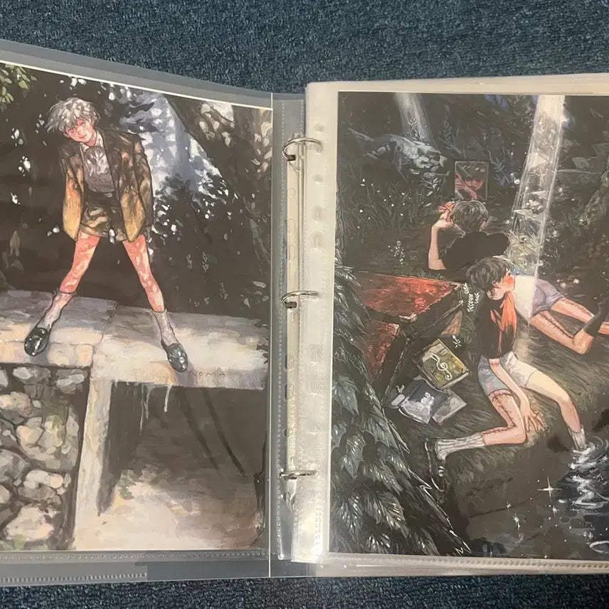 [BUNJANG] NOMA Illustration Postcard and Poster Bundle / 노마 NOMA 일러스트 엽서 포스터 일괄