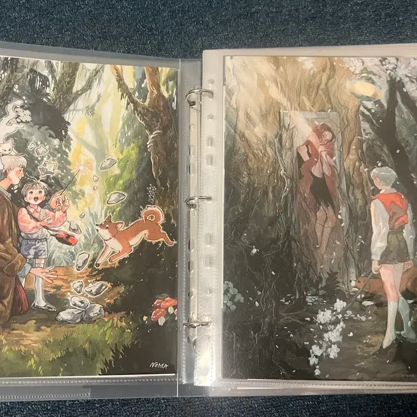 [BUNJANG] NOMA Illustration Postcard and Poster Bundle / 노마 NOMA 일러스트 엽서 포스터 일괄