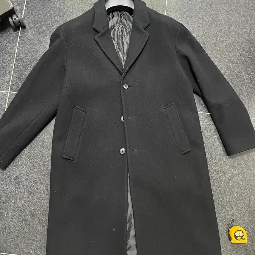 [BUNJANG] TATE Single Oversized Black Coat / [95] TATE 테이트 싱글 오버핏 코트