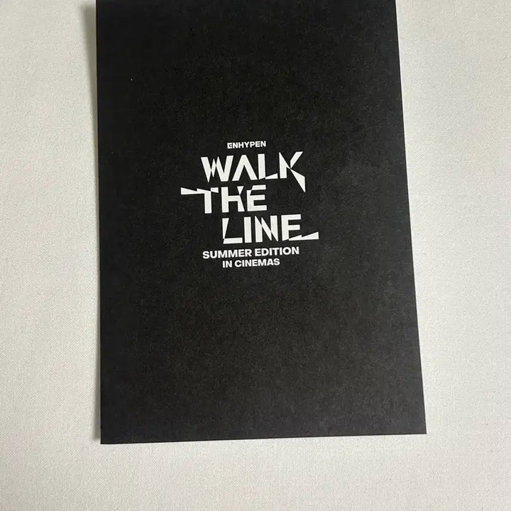 [BUNJANG] ENHYPEN Sunoo 4DX WALK THE LINE Item / 엔하이픈 CGV 4DX 선우 양도 WALK THE LINE