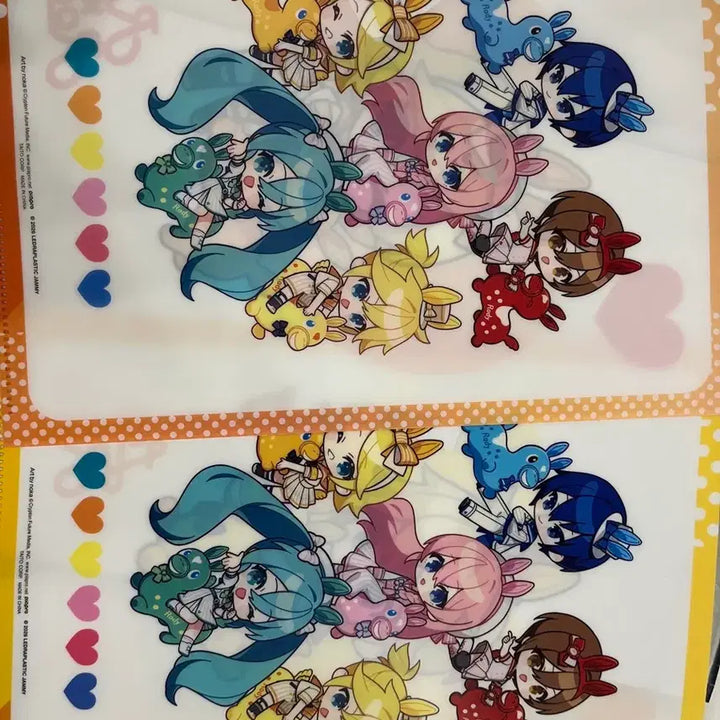 [SOLD OUT] 이치방쿠지 보컬로이드 렌/린 로디 콜라보 클리어파일