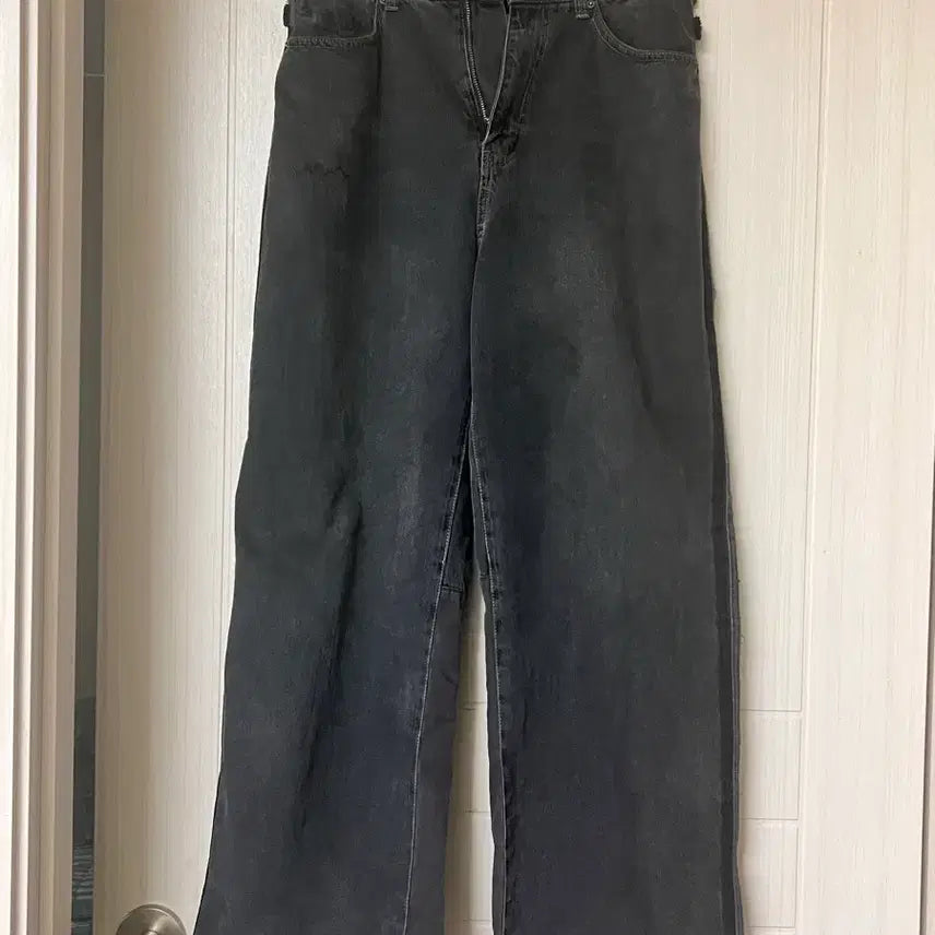 [BUNJANG] Polytelu 25ss Rebuild Goshima 002 Washed Black Jeans / 2) 25ss 폴리테루 리빌드고시마 002 워시드블랙