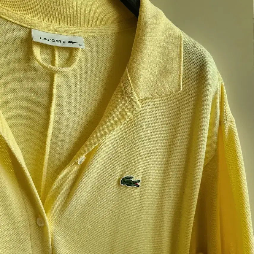 [SOLD OUT] 라코스테 옐로우 셔츠 원피스