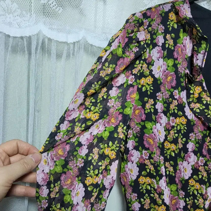 [BUNJANG] Reneyvon Floral Pattern Mini Dress / 레니본Reserved 플라워 패턴 캉캉 미니 원피스