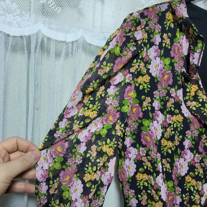 [BUNJANG] Reneyvon Floral Pattern Mini Dress / 레니본Reserved 플라워 패턴 캉캉 미니 원피스