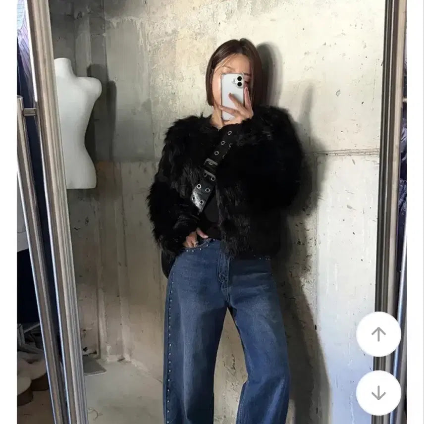 [BUNJANG] Faux Fur Jacket / 퍼자켓