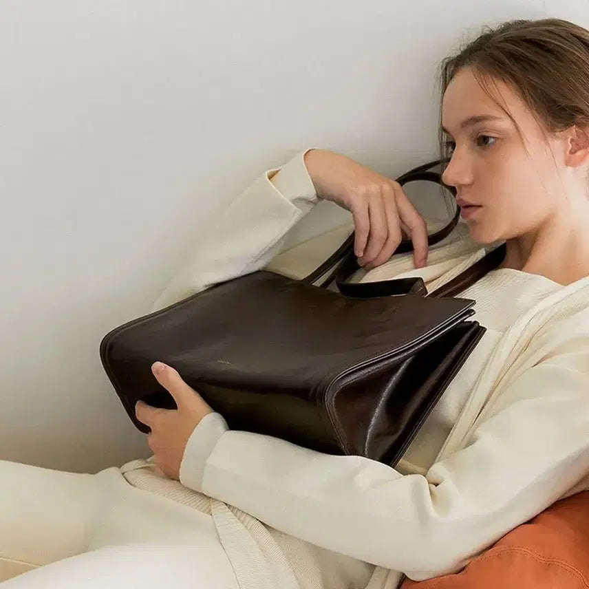[BUNJANG] Stand Oil Oblong Bag - Marron Brown Shoulder Bag / 스탠드오일 Oblong bag 오블롱백 / 마론 브라운 스탠드 오일