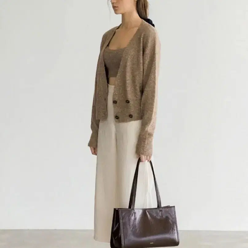 [BUNJANG] Stand Oil Oblong Bag - Marron Brown Shoulder Bag / 스탠드오일 Oblong bag 오블롱백 / 마론 브라운 스탠드 오일