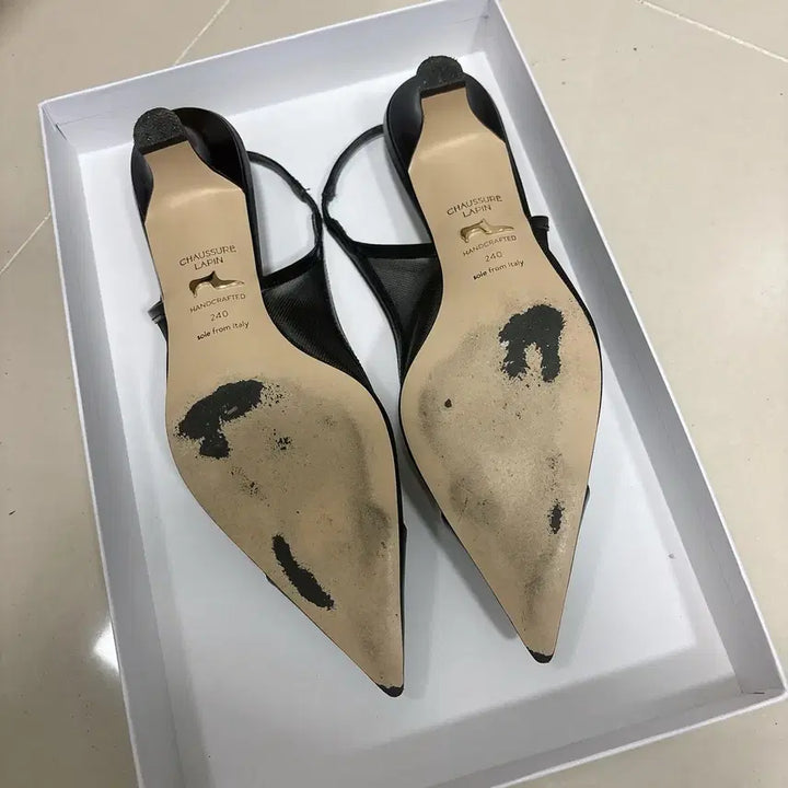 [BUNJANG] Showchurelapin Slingback Pumps / [쇼쉬르라팡]슬링백 펌프스