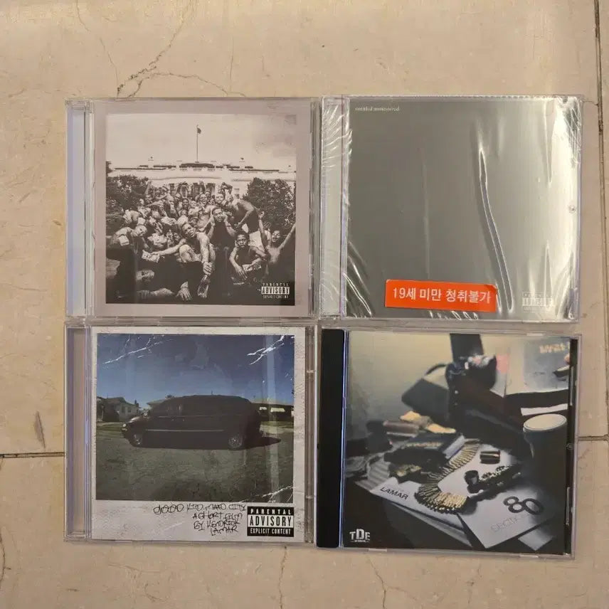 [BUNJANG] Kendrick Lamar Album CD Bundle Set / 힙합앨범 켄드릭 라마 CD 앨범 세트 (4장)
