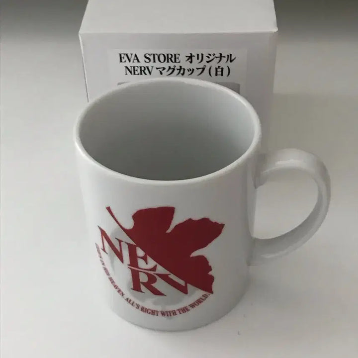 [BUNJANG] Evangelion Eva Store NERV Mug Cup / 에반게리온 에바스토어 NERV 머그컵 네르프 유리컵