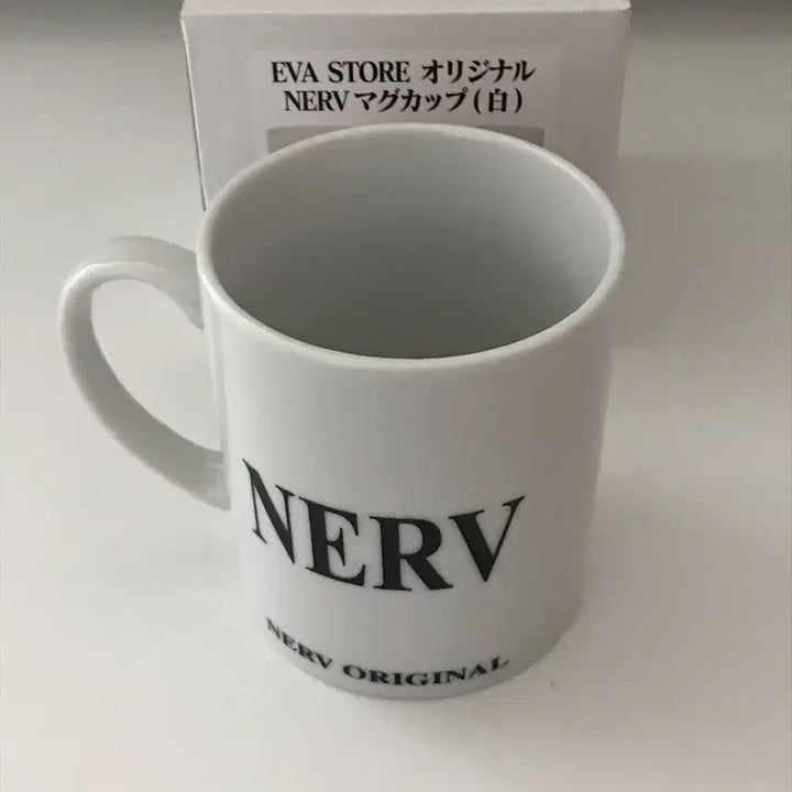 [BUNJANG] Evangelion Eva Store NERV Mug Cup / 에반게리온 에바스토어 NERV 머그컵 네르프 유리컵
