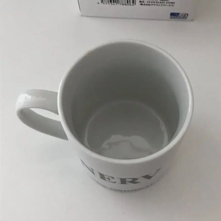 [BUNJANG] Evangelion Eva Store NERV Mug Cup / 에반게리온 에바스토어 NERV 머그컵 네르프 유리컵