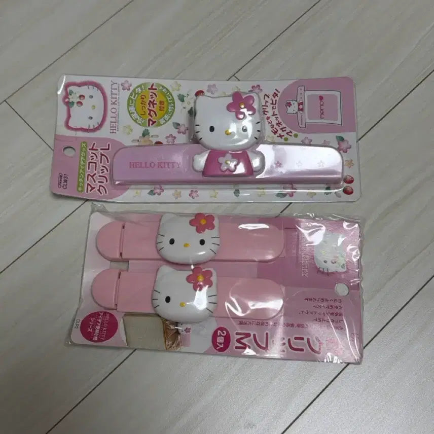 [BUNJANG] Hello Kitty Magnet Clip Set / 고전키티 마그넷 집게 세트