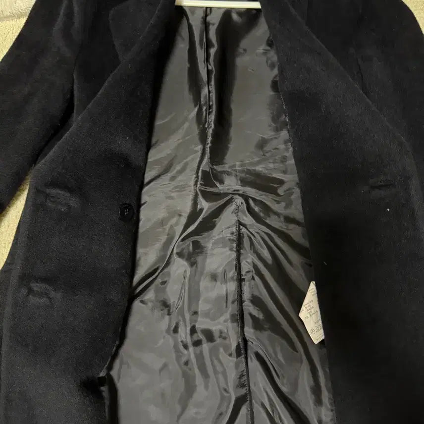 [BUNJANG] Jill Stuart Black Double Coat / 질스튜어트 블랙 더블 코트