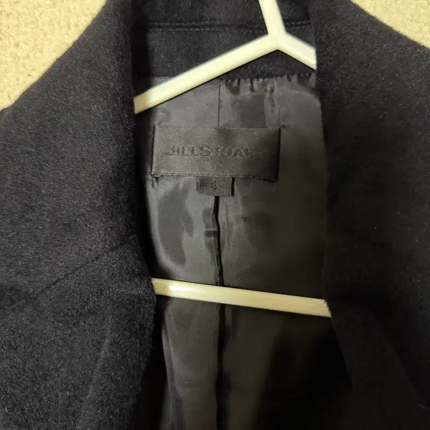 [BUNJANG] Jill Stuart Black Double Coat / 질스튜어트 블랙 더블 코트