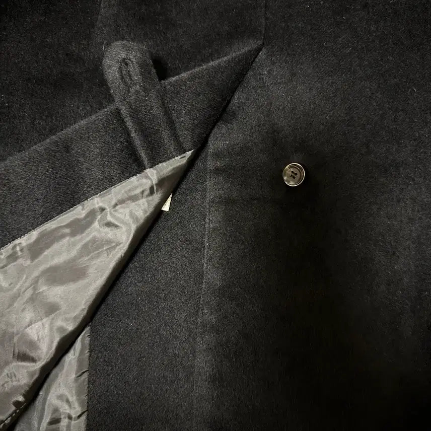 [BUNJANG] Jill Stuart Black Double Coat / 질스튜어트 블랙 더블 코트