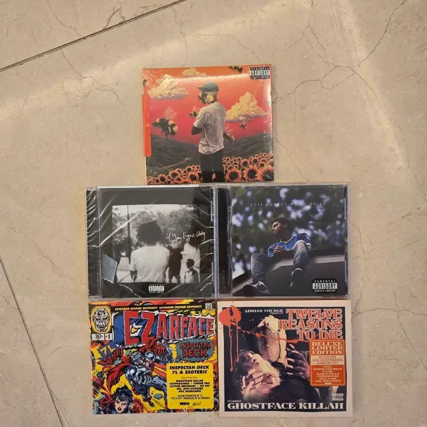 [BUNJANG] Hip Hop Album CD Collection (Tyler the Creator, Ghostface Killah, Inspectah Deck) / 힙합 앨범 CD 모음 Tyler the Creator 외