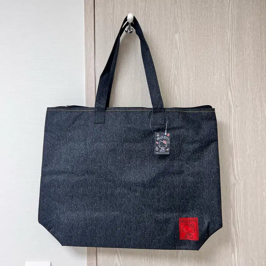 [BUNJANG] Hello Kitty Denim Tote Bag / 고전 헬로키티 토트백