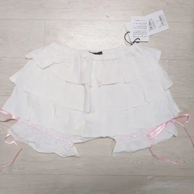 [BUNJANG] Vintage Lace Ruffle Shorts / 빈티지 레이스 캉캉 리본 팬츠 반바지 히메갸루