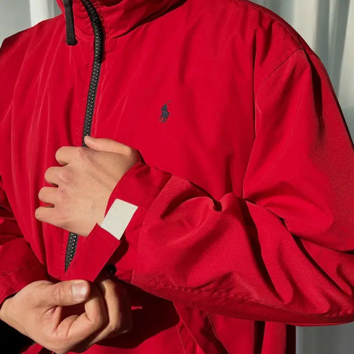[BUNJANG] Polo Ralph Lauren Poly-Shell Red Jacket / [L]폴로 랄프로렌 폴리쉘 레드 자켓