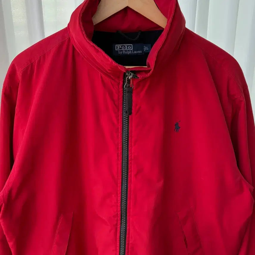 [BUNJANG] Polo Ralph Lauren Poly-Shell Red Jacket / [L]폴로 랄프로렌 폴리쉘 레드 자켓