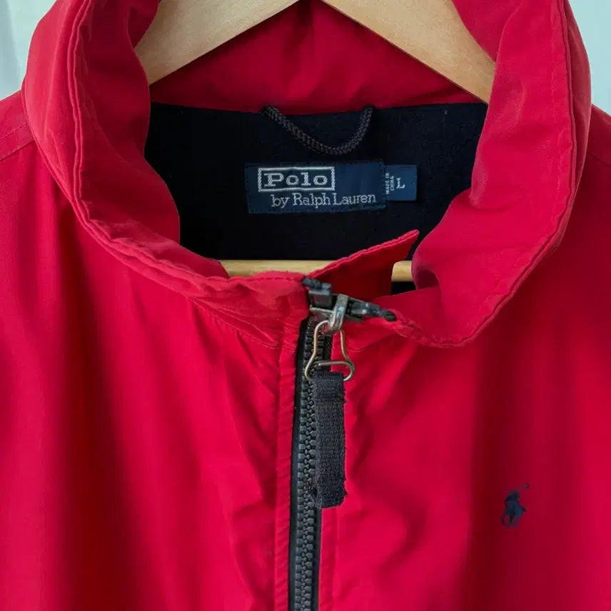 [BUNJANG] Polo Ralph Lauren Poly-Shell Red Jacket / [L]폴로 랄프로렌 폴리쉘 레드 자켓