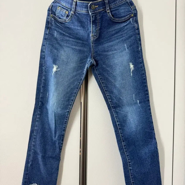 [BUNJANG] NONLEE Washed Denim Jeans / NONLEE 데미지 워싱 청바지