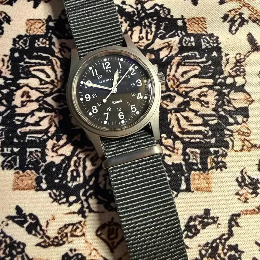 [BUNJANG] Hamilton 9415A Black Dial Mechanical Watch / 해밀턴 9415A 수동 BLACK검판