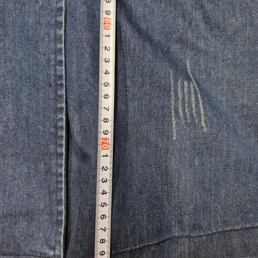 [BUNJANG] Satin Denim Coat / 샤틴 satin 데님 코트