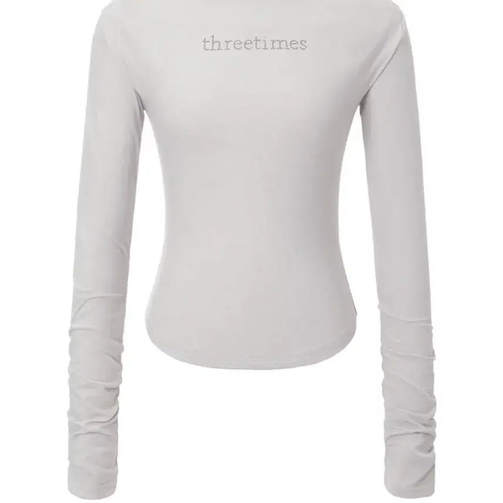 [BUNJANG] 3 Times Blush Tee Gray, Black M / 쓰리타임즈 블러쉬 티 블랙 M