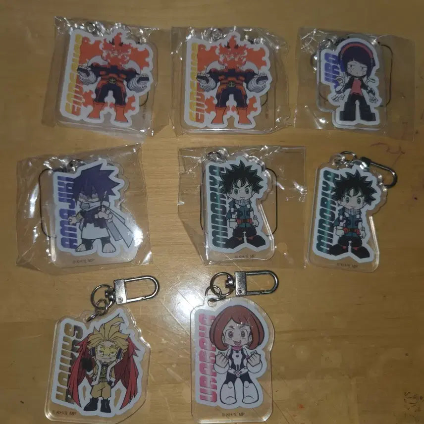[BUNJANG] My Hero Academia Acrylic Keyring Bundle Set / 나의 히어로 아카데미 아크릴 키링 일괄