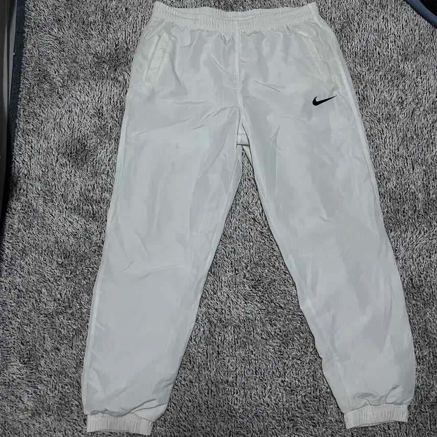 [BUNJANG] Nike White Training Pants / 나이키 화이트 트레이닝 바지