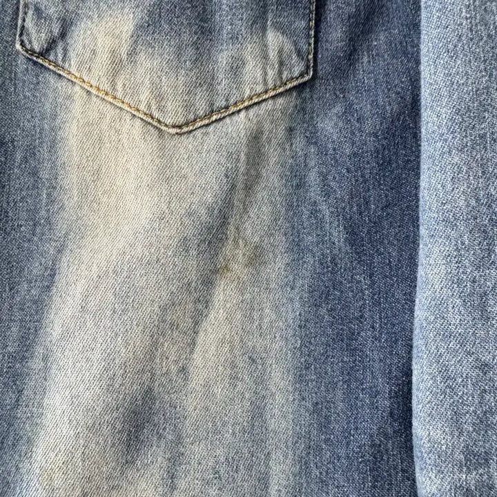 [BUNJANG] Vintage Denim Western Shirt / 빈티지 데님 웨스턴 셔츠