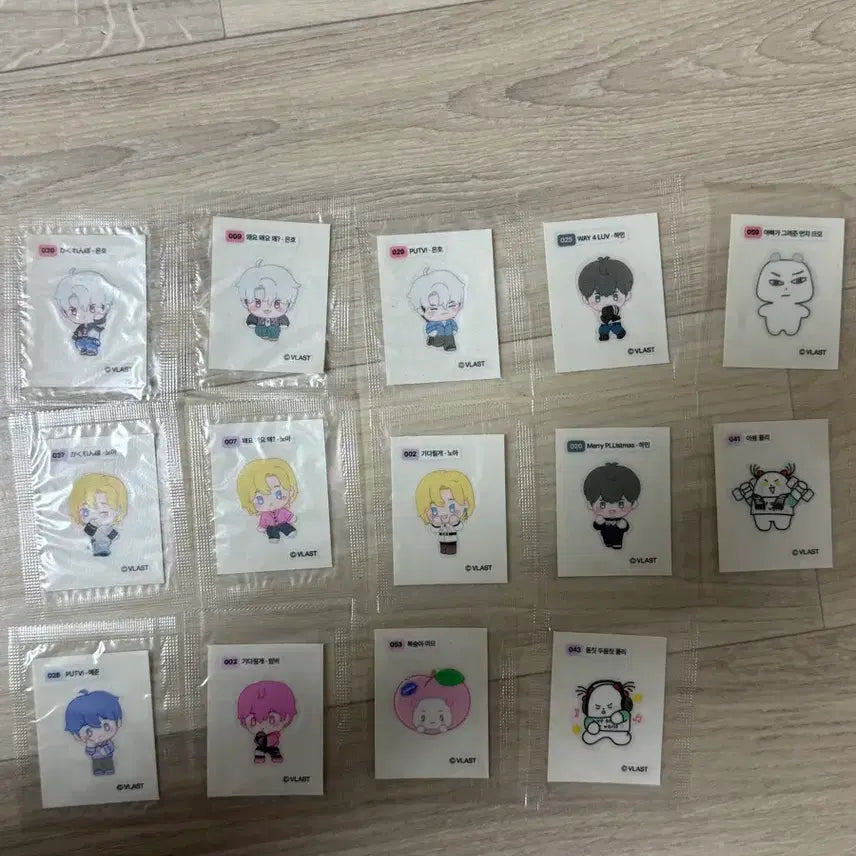 [BUNJANG] PLAVE Unsealed Ttibuseel Sticker / 플레이브 띠부씰